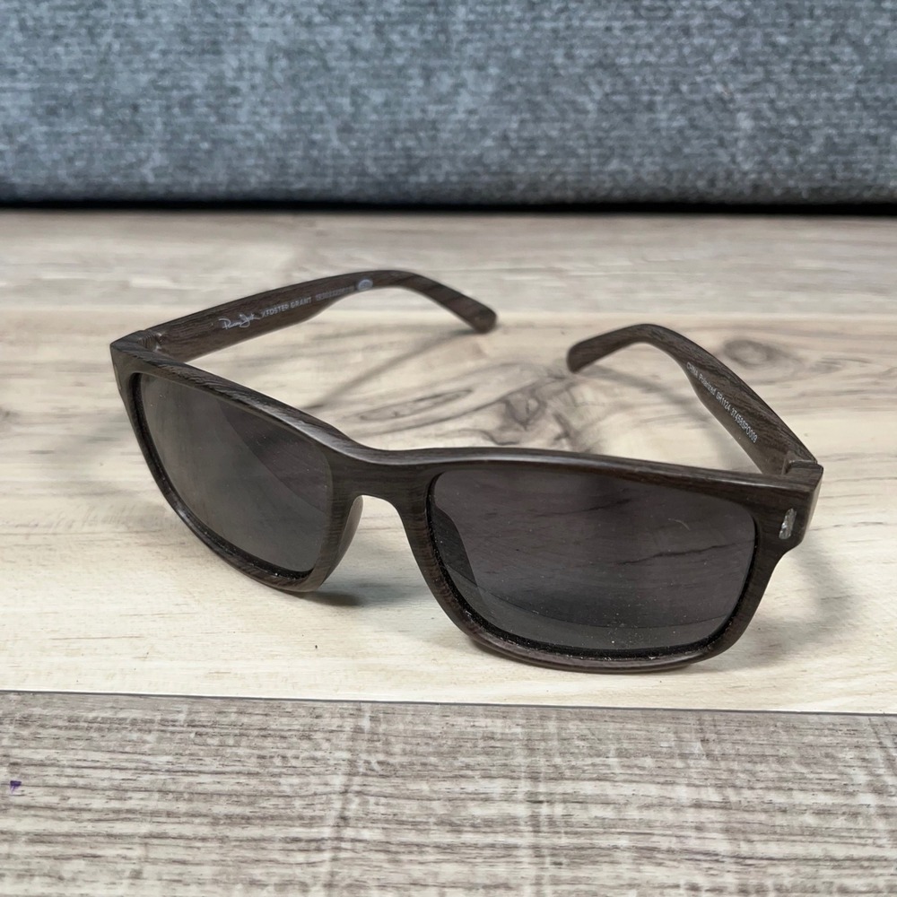 Panama Jack Foster Grant Sunglasses Mens OS Polarized Wood Grain Brown SR1124